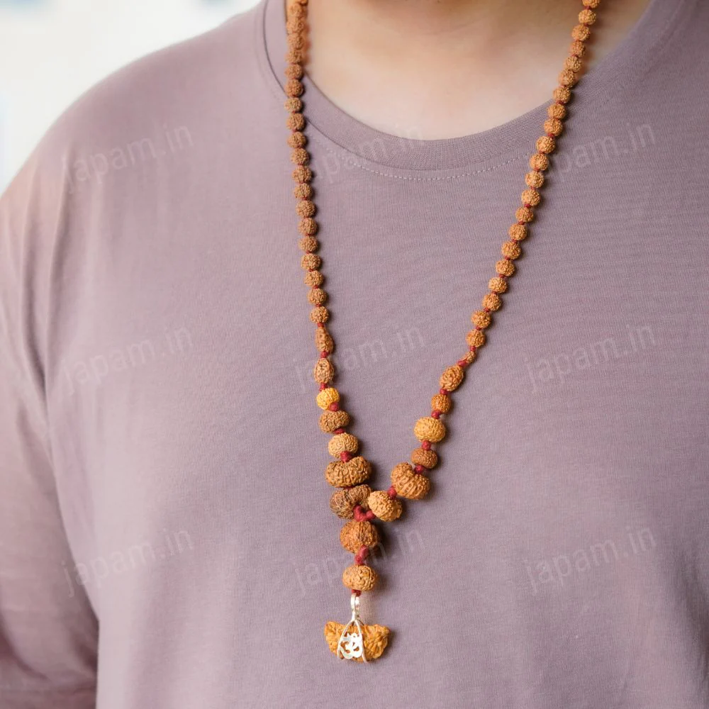 1 - 14 Mukhi Siddha Rudraksha Mala - Image 2
