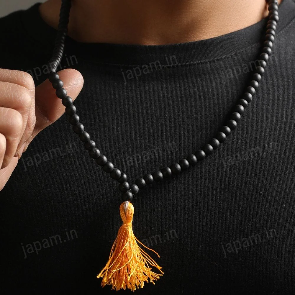 108+1 Divya Karungali Mala - Natural Ebony Wood Beads (Govt. Certified) - Image 4