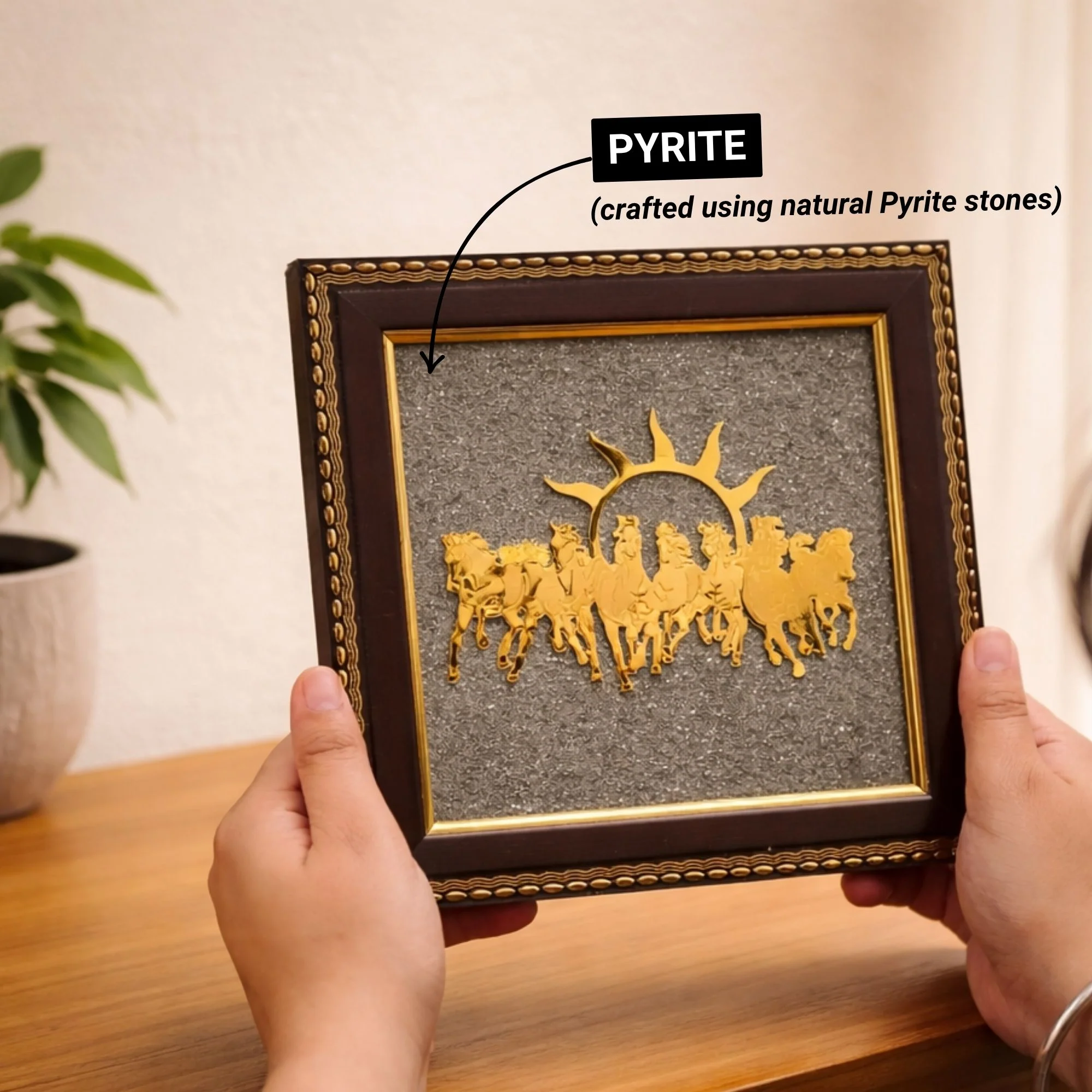 7 Horses Pyrite Frame - Image 2