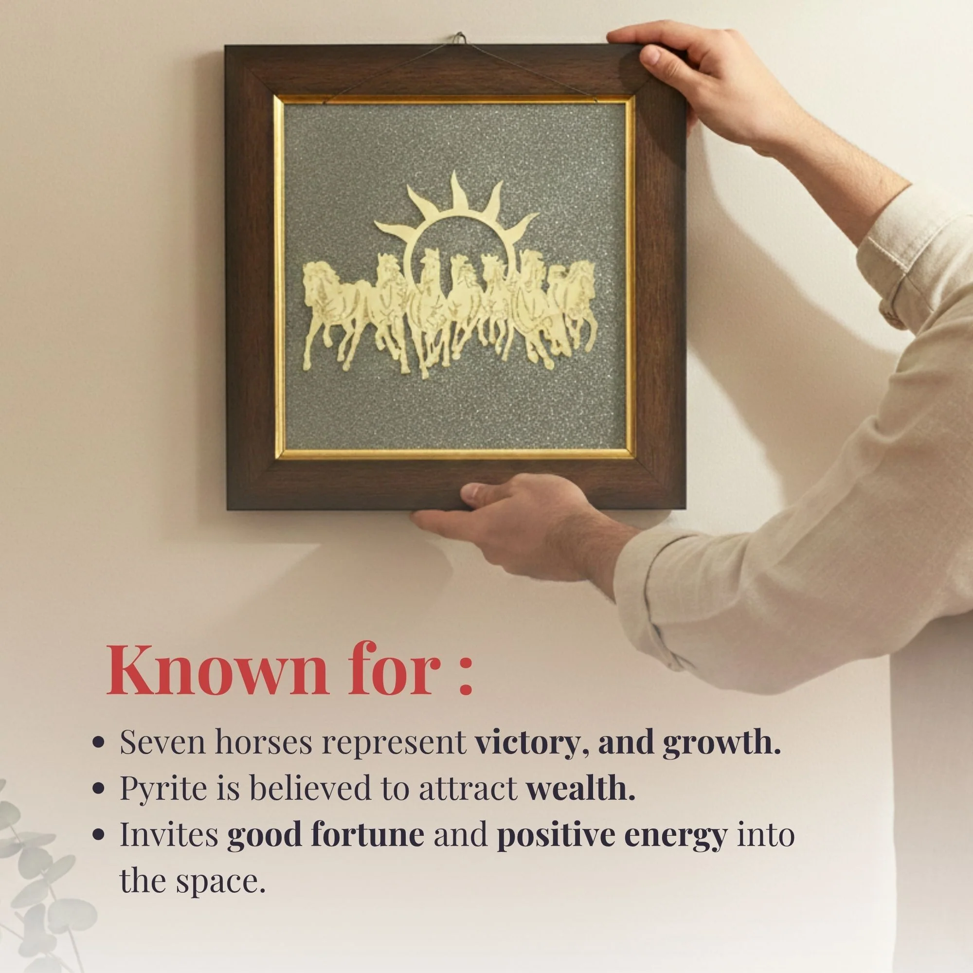 7 Horses Pyrite Frame - Image 6