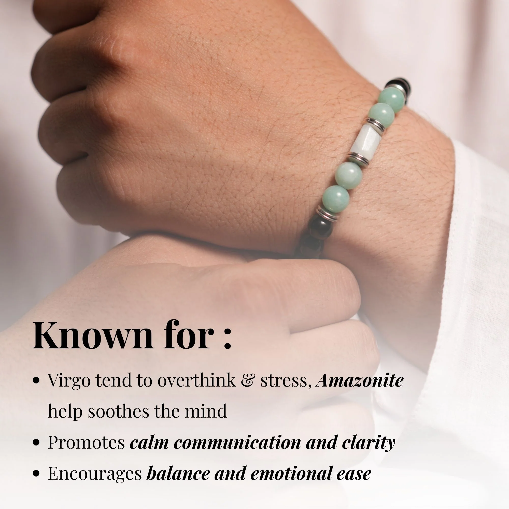 Amazonite Zodiac Band – Virgo (कन्या राशि) - Image 7
