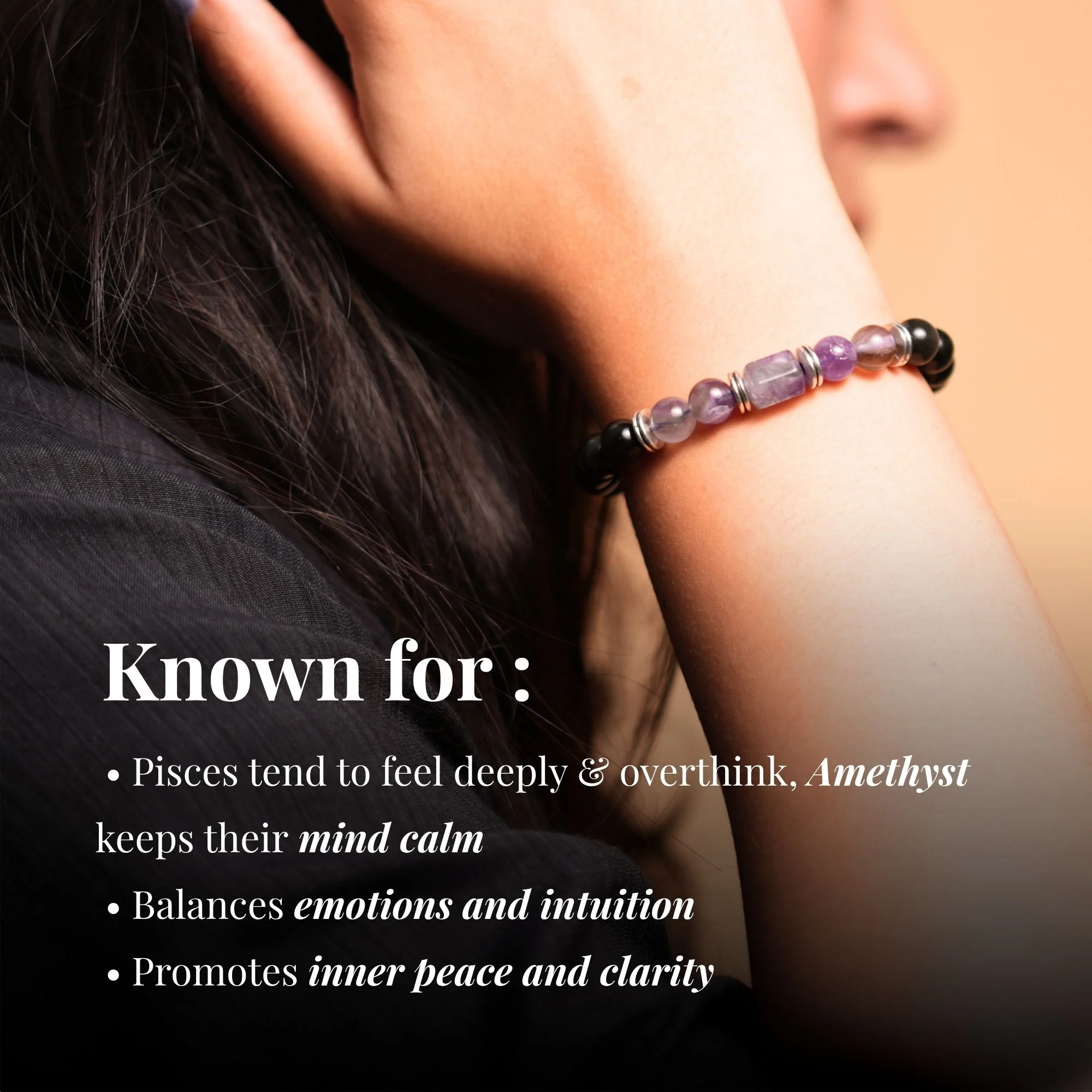 Amethyst Zodiac Band – Pisces (मीन राशि) - Image 7