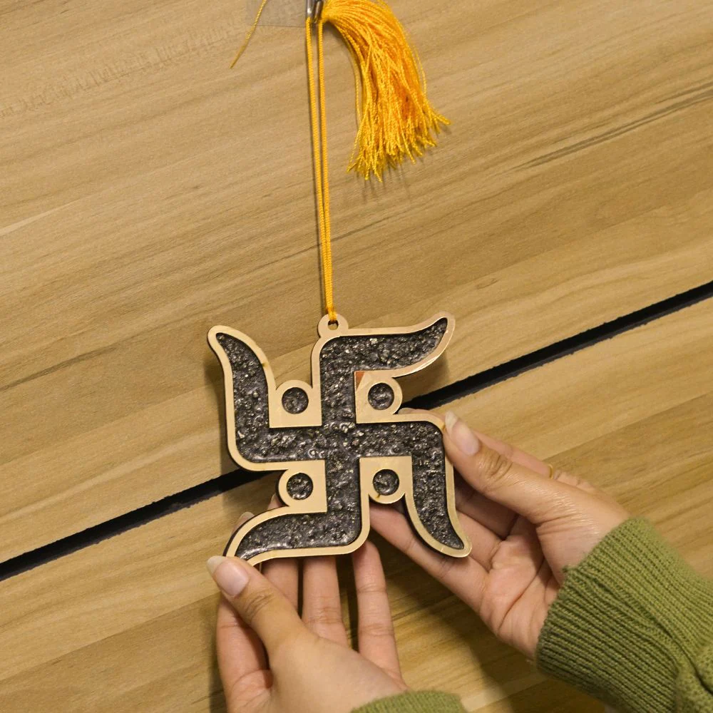 Auspicious Swastik Wall Hanging - Image 2