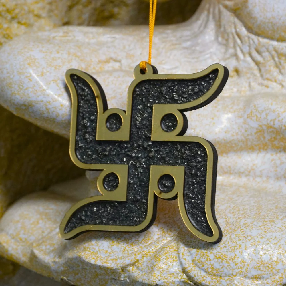 Auspicious Swastik Wall Hanging - Image 3
