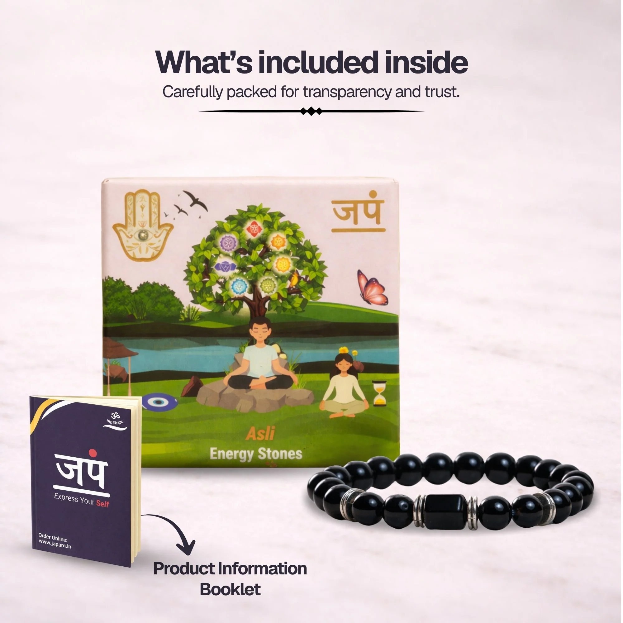 Black Onyx Zodiac Band – Aquarius (कुंभ राशि) - Image 6