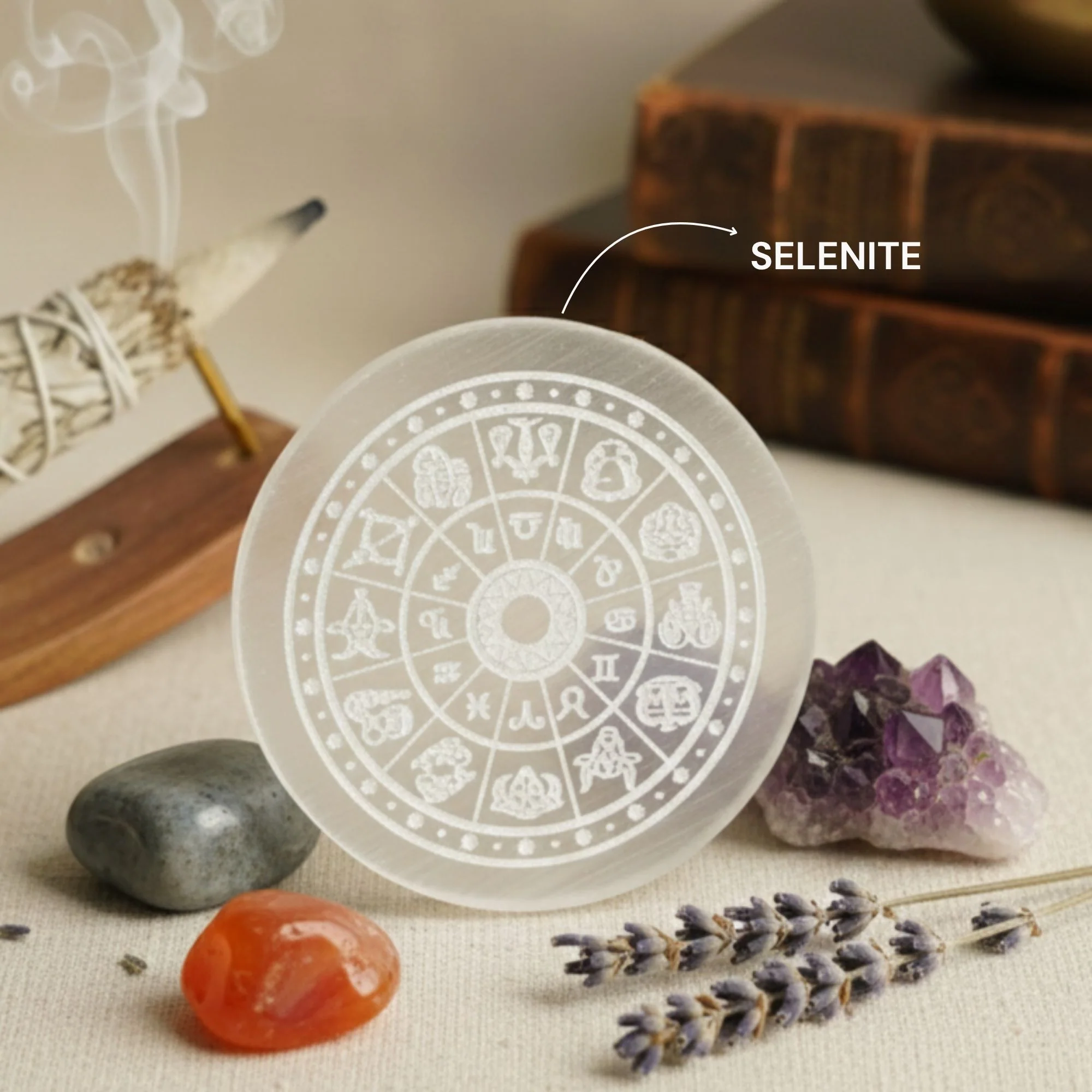 Celestial Selenite Charging Plate - Image 2