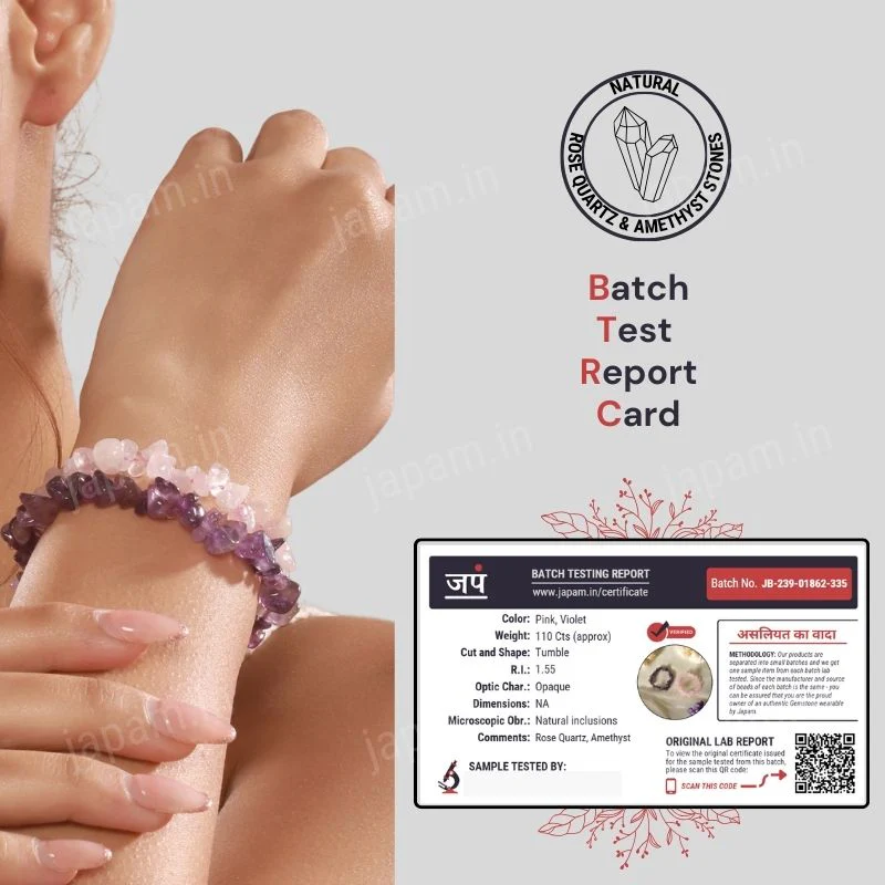 Dreamy Duo Combo with Rose Quartz and Amethyst Bands - Image 3