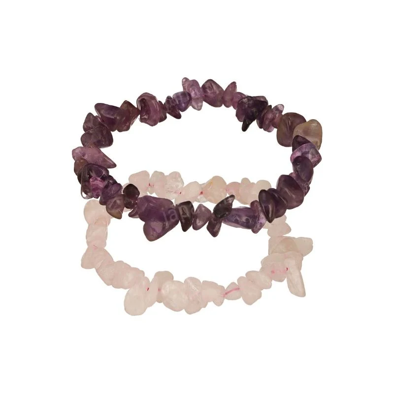 Dreamy Duo Combo with Rose Quartz and Amethyst Bands - Image 4
