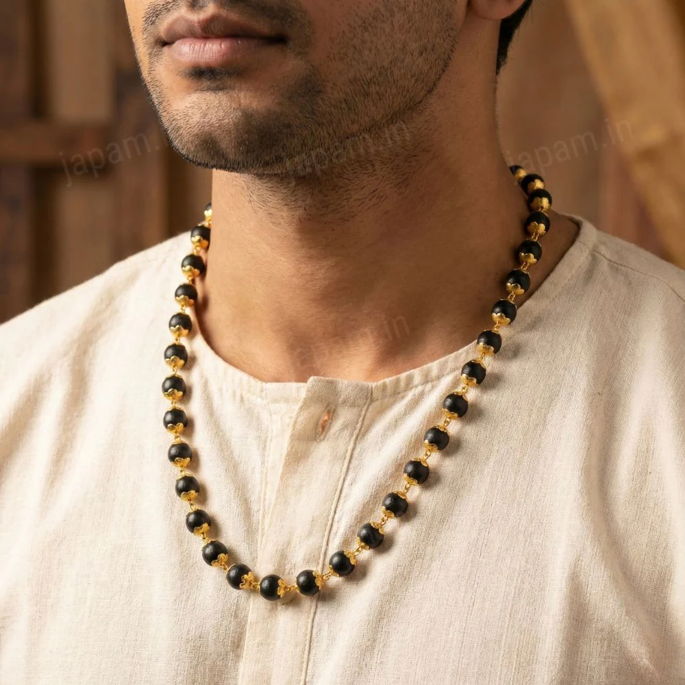 Gold Plated Eternal Karungali Mala - Image 2