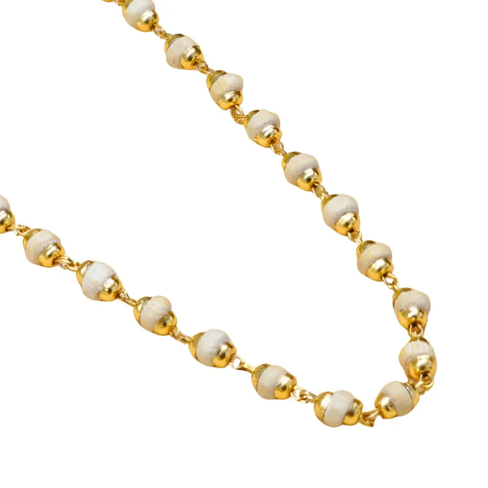 Gold Plated Tulsi Mala - Image 8