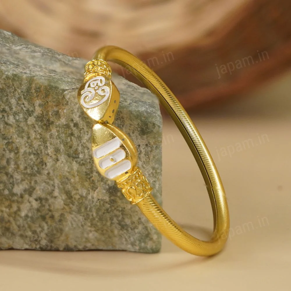 Gold Plated Vel Kada - Image 4