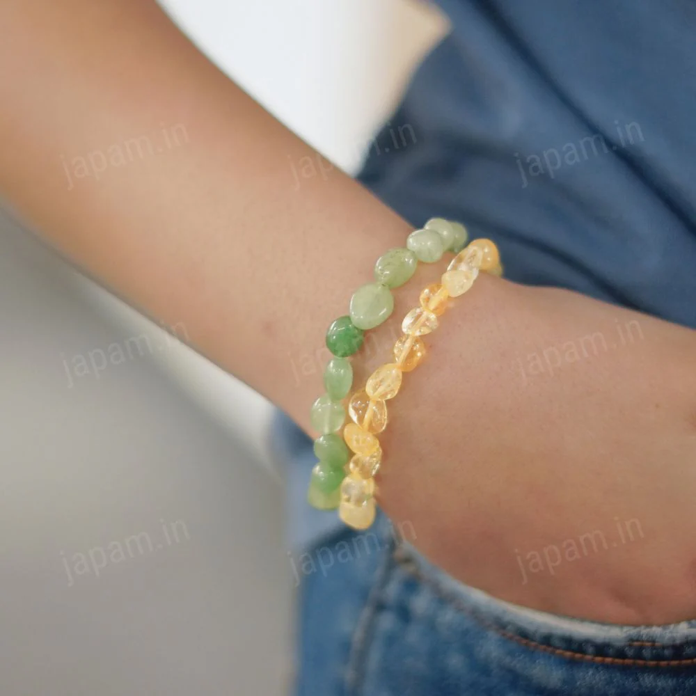 Infinite Luck Combo - Citrine & Aventurine Bands - Image 2