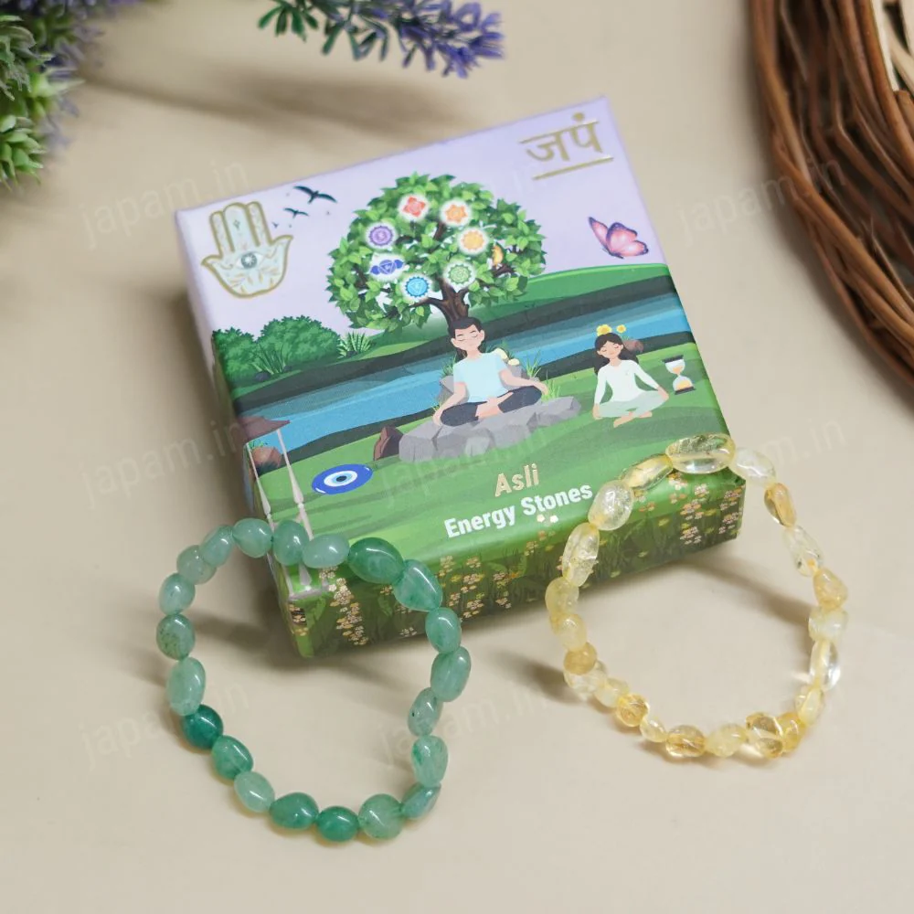Infinite Luck Combo - Citrine & Aventurine Bands - Image 3