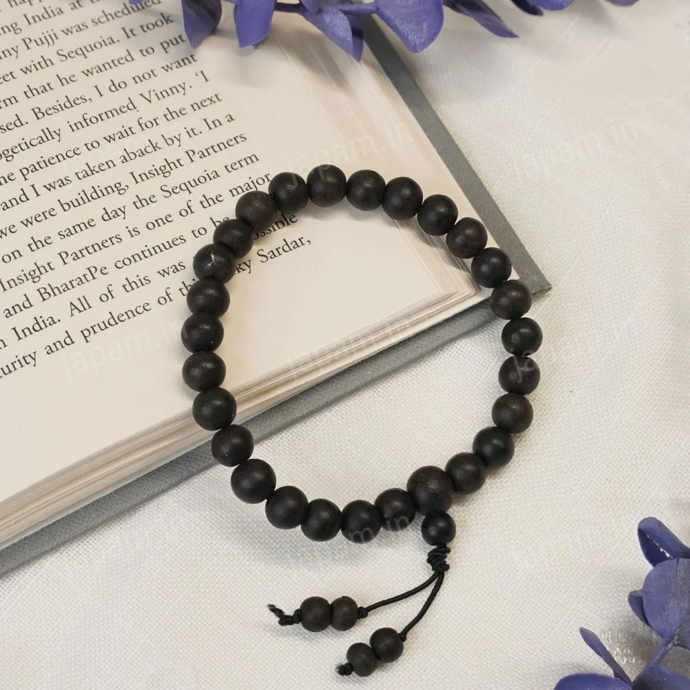 Karungali Inner Balance Band - Natural Ebony Wood - Image 3
