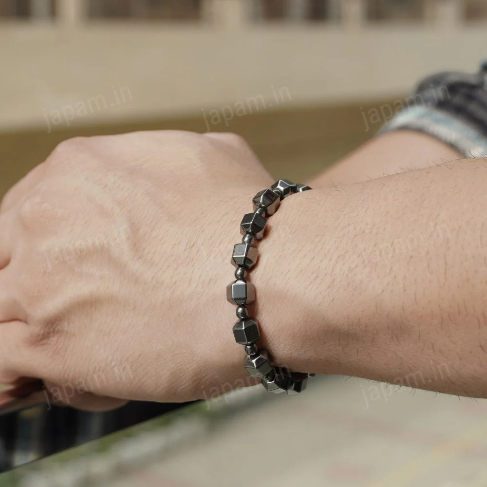 Natural Hematite Hexa Band - Image 2