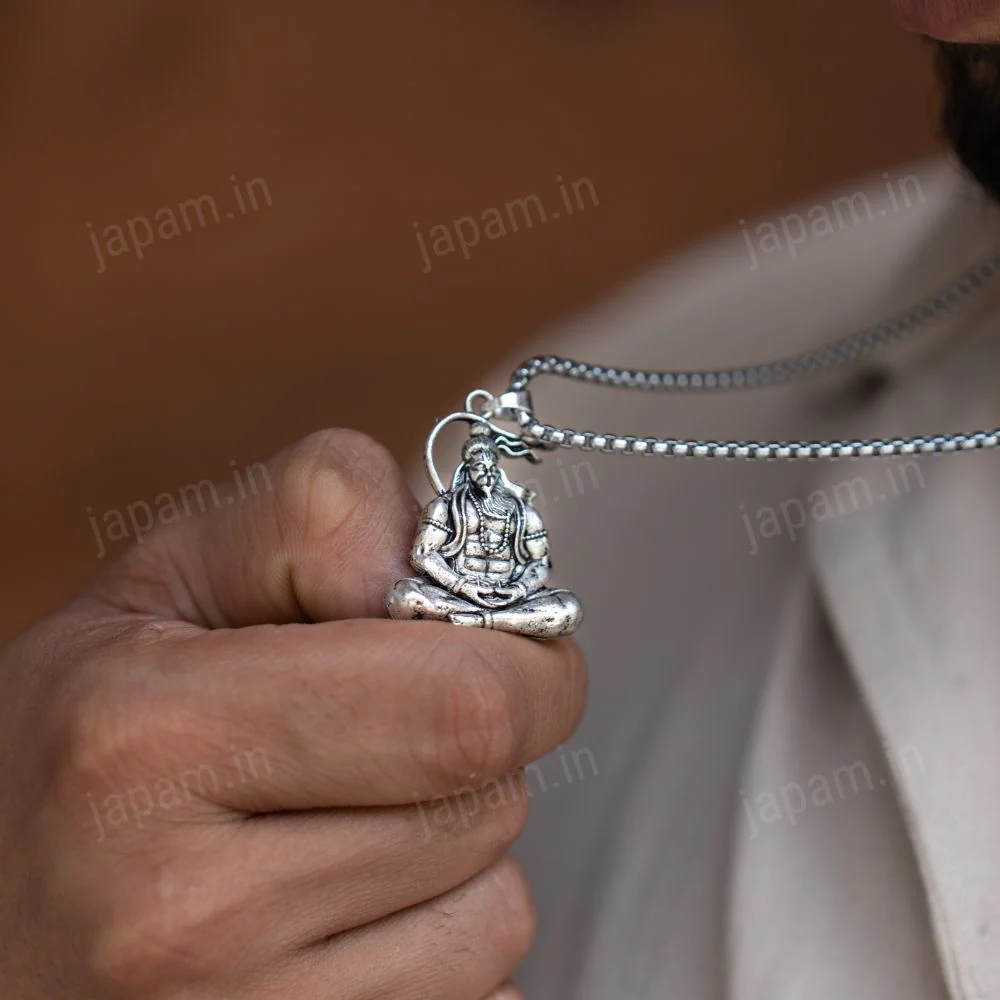 Oxi-Silver Plated Mahabali Necklace - Image 3