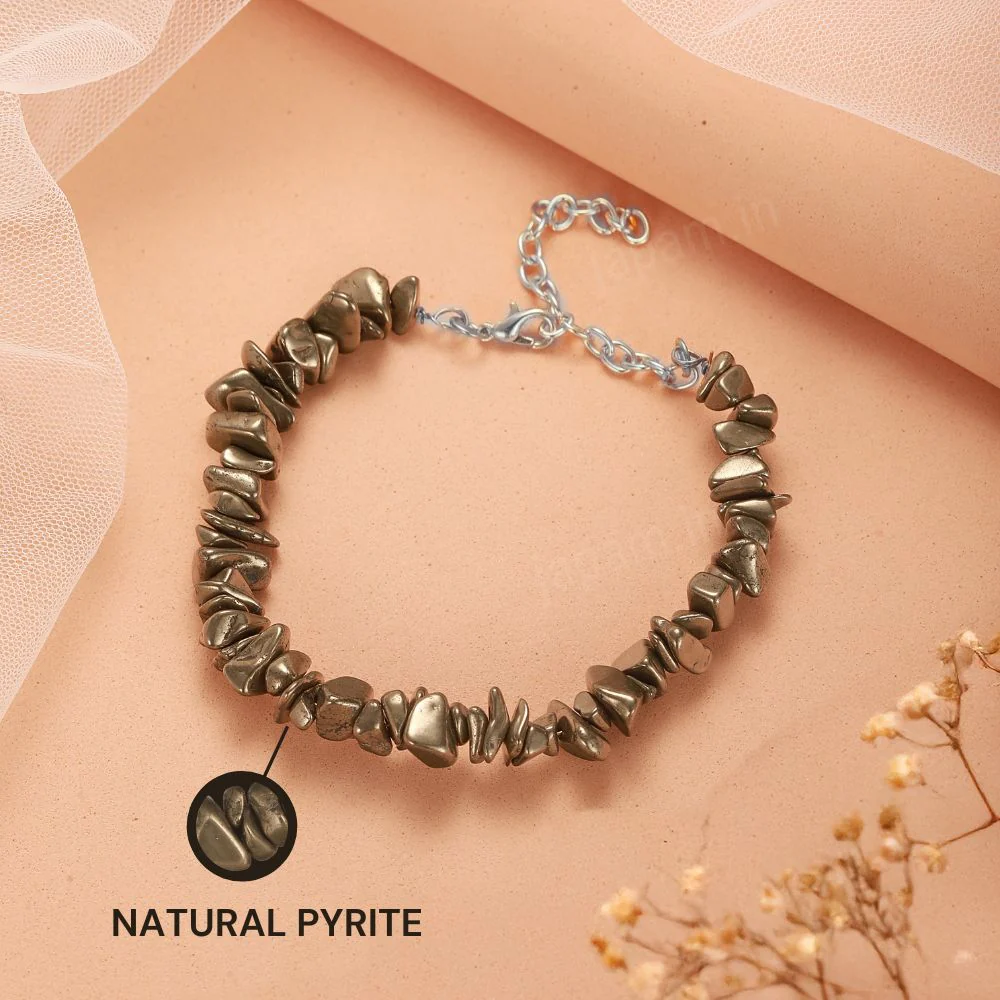 Pyrite Stone Splash Bracelet - Image 2