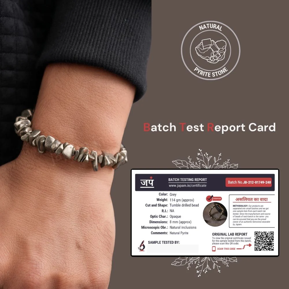 Pyrite Stone Splash Bracelet - Image 3
