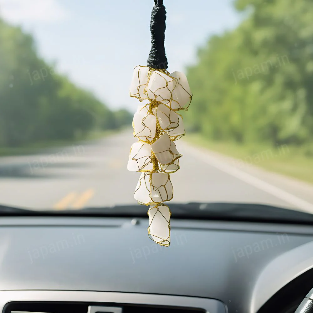 Raw Selenite Hanging Charm - Image 2