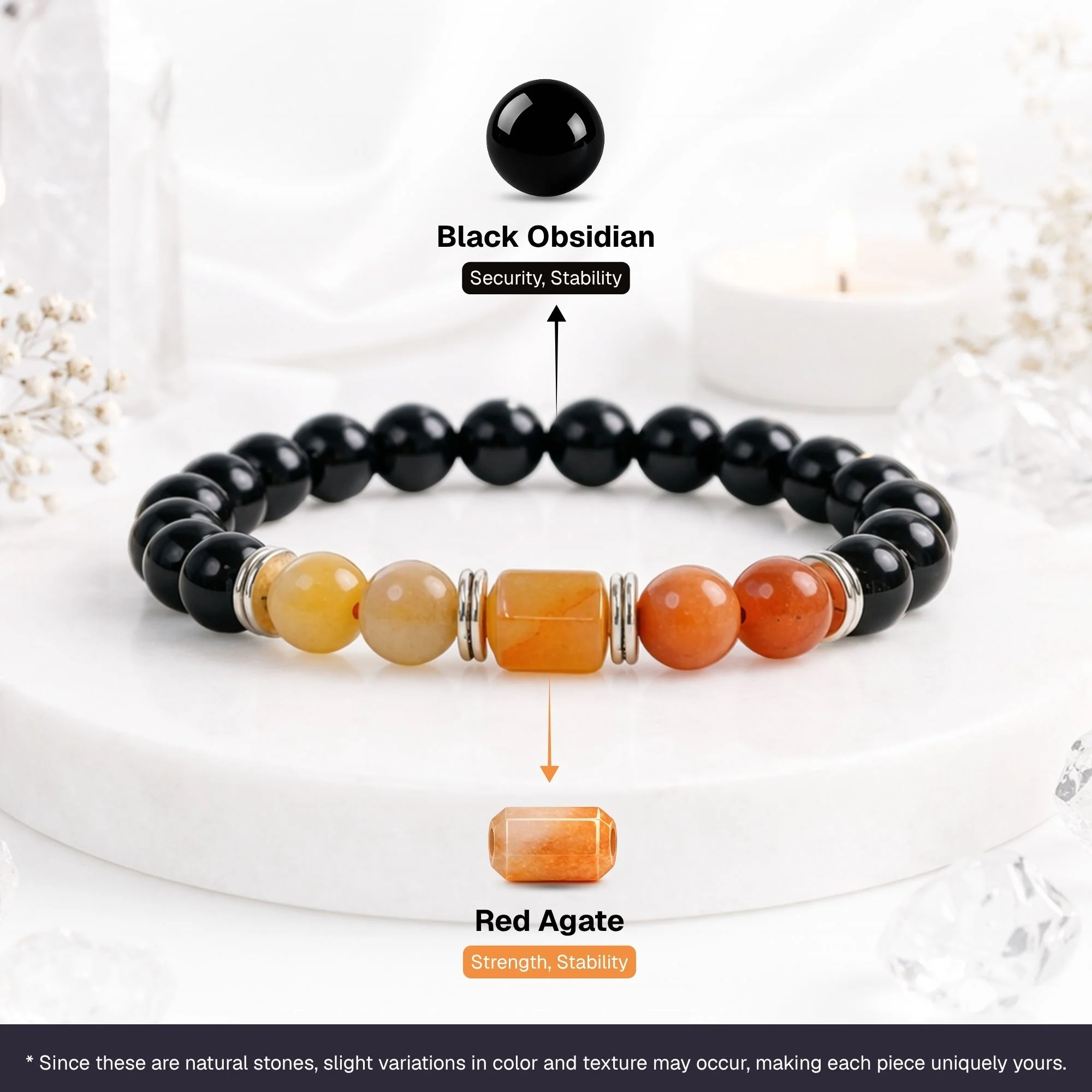 Red Agate Zodiac Band – Scorpio (वृश्चिक राशि) - Image 2