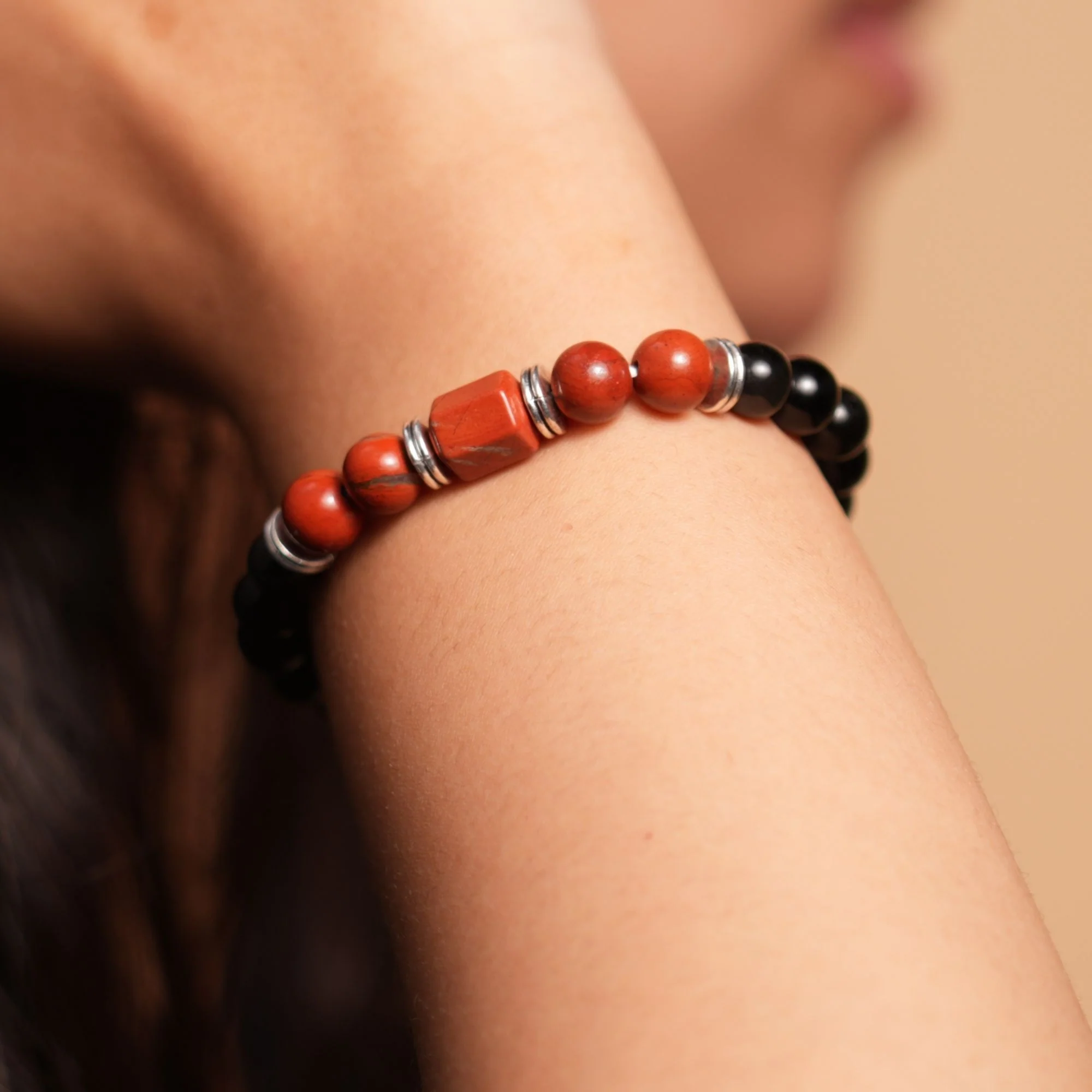 Red Jasper Zodiac Band – Aries (मेष राशि) - Image 8