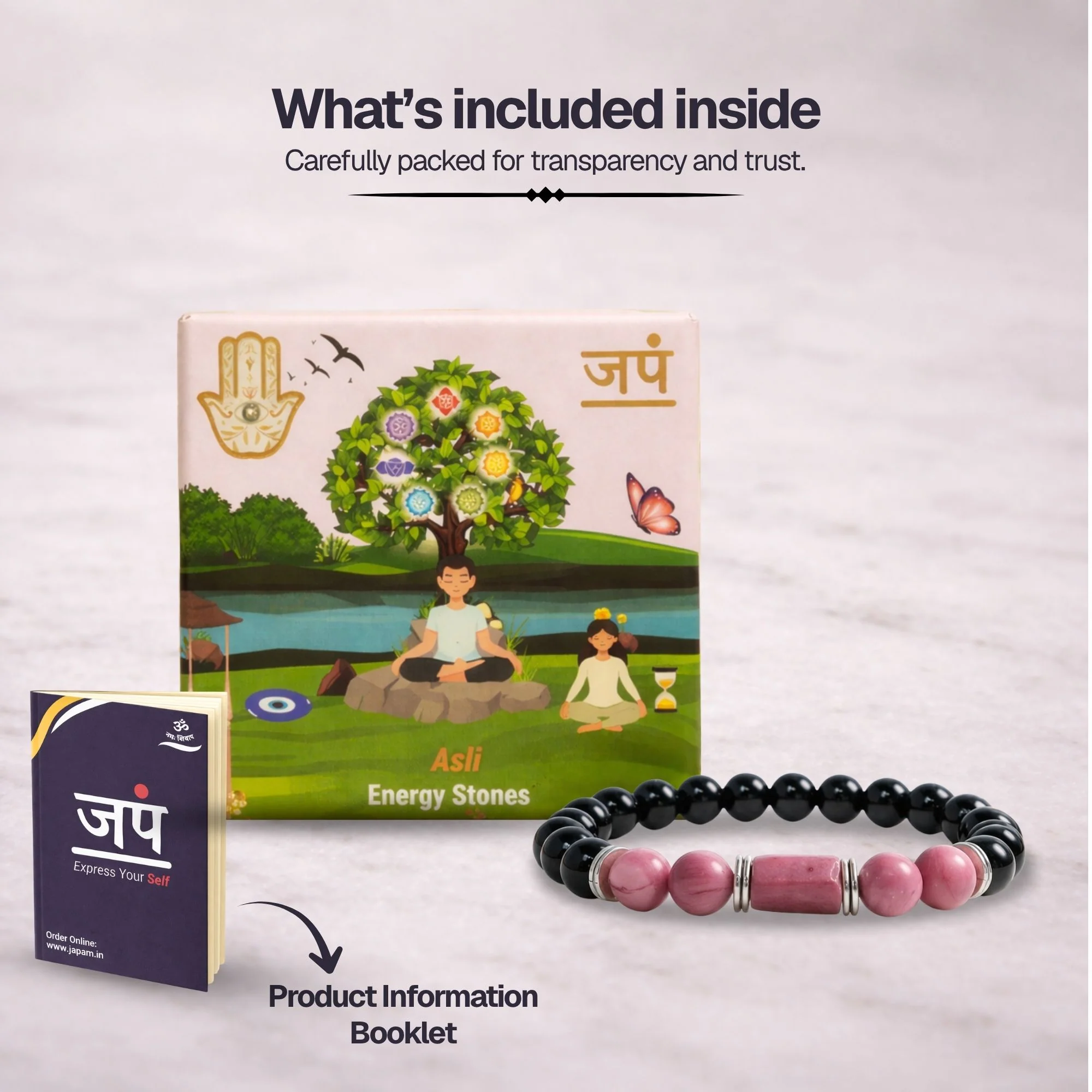 Rhodonite Zodiac Band – Libra (तुला राशि) - Image 6