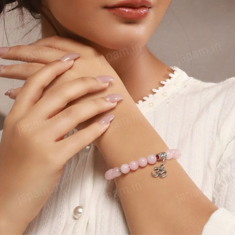 Rose Quartz Om Band - Image 5