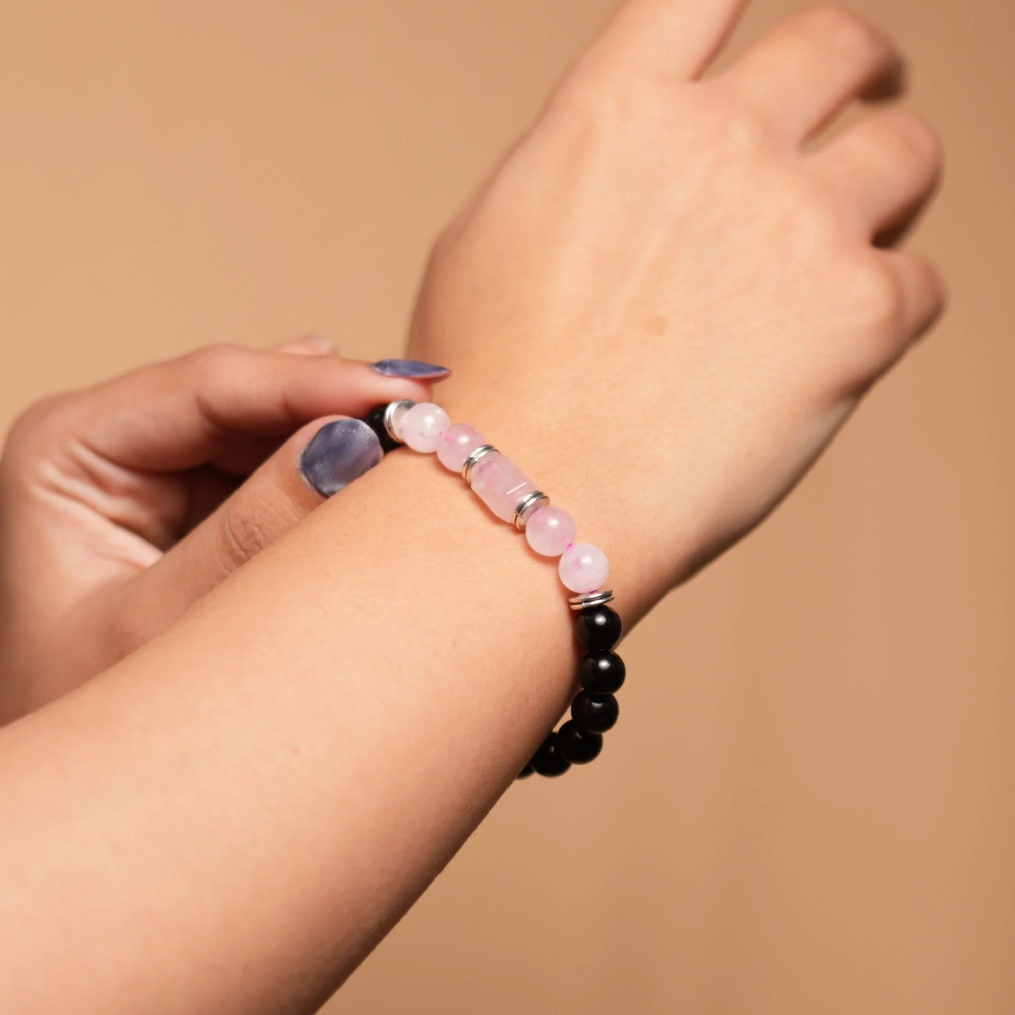 Rose Quartz Zodiac Band – Tauras (वृषभ राशि) - Image 8