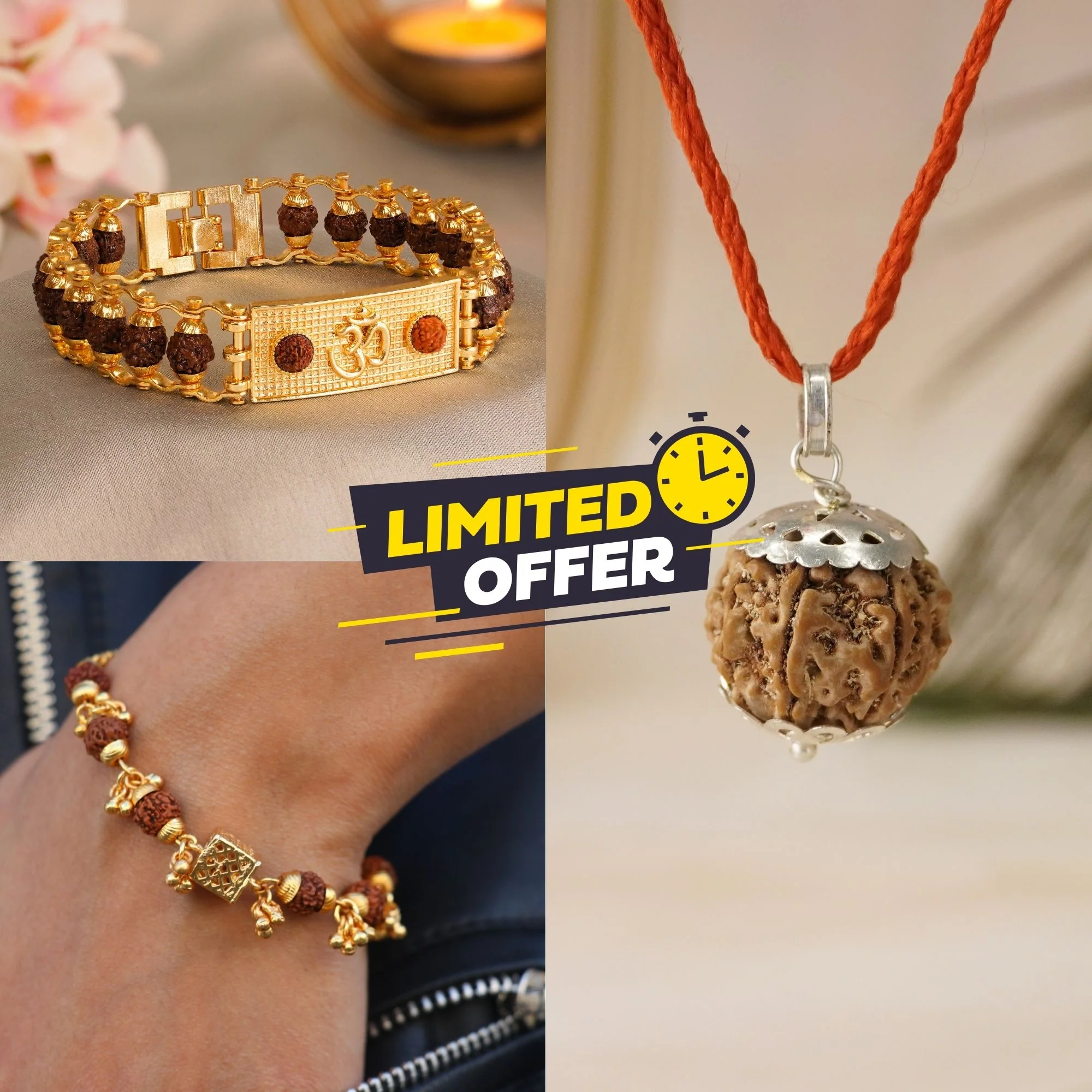 Rudraksha Strength Trio Combo - Image 2