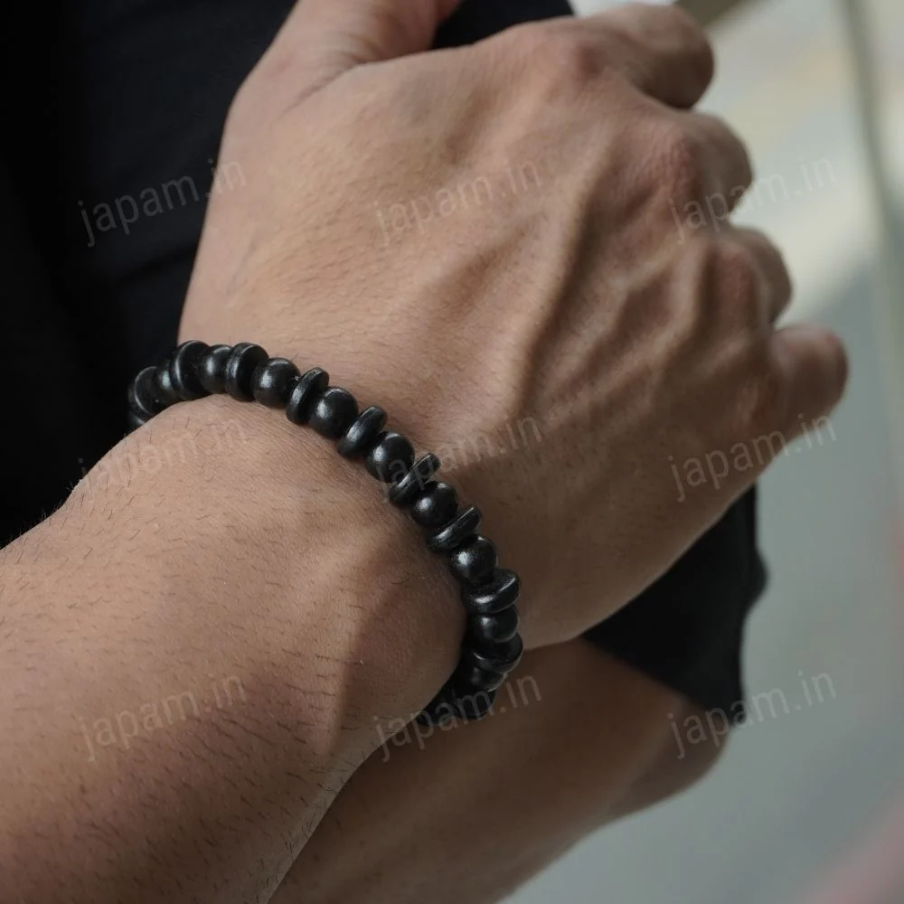 Spiritual Shield Karungali Band - Natural Ebony Wood - Image 2