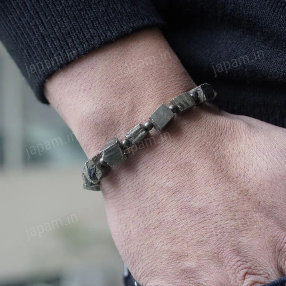 Wealth Magnet Pyrite Band - For Prosperity & Fortune - Image 2