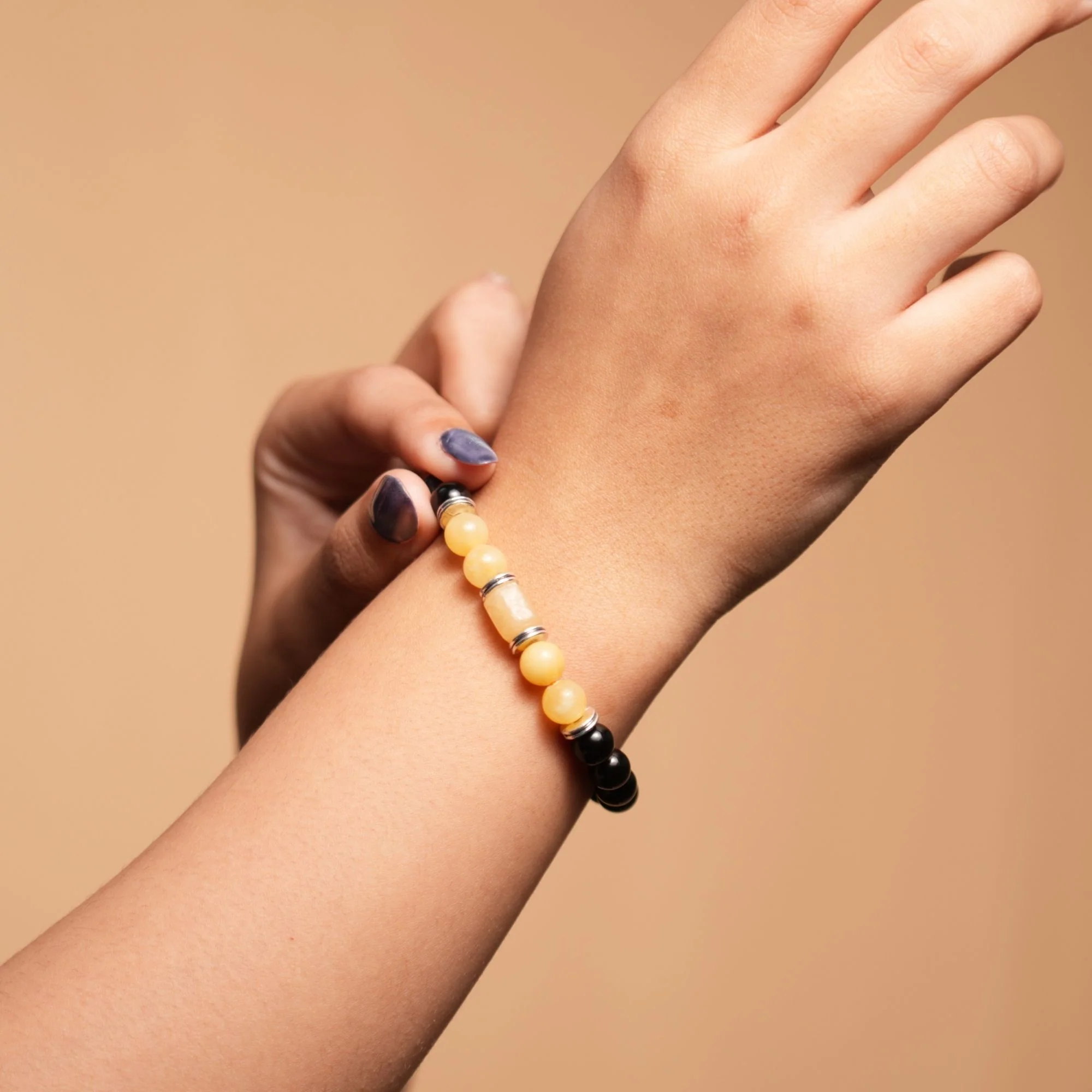 Yellow Calcite Zodiac Band – Sagittarius (धनु राशि) - Image 8