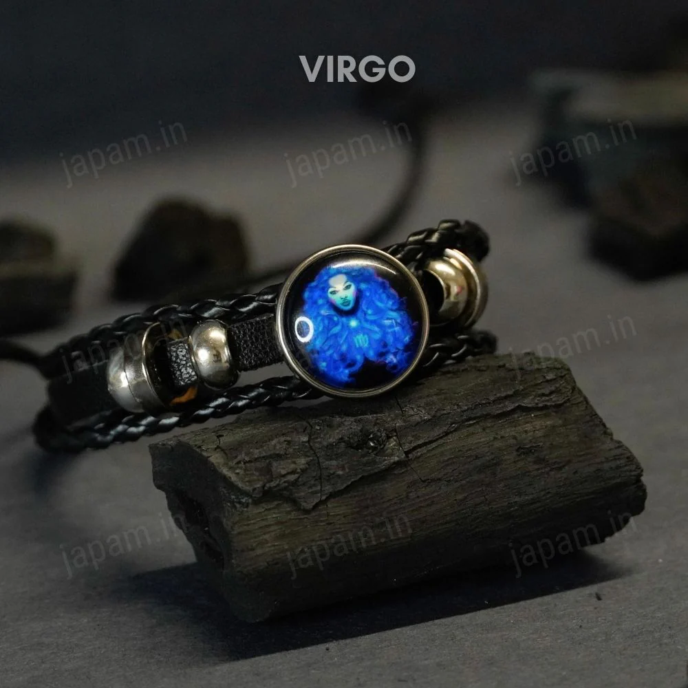 Zodiac Cosmic Leather Bracelet - Image 10