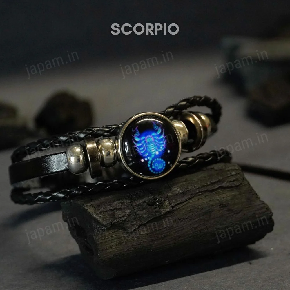 Zodiac Cosmic Leather Bracelet - Image 12