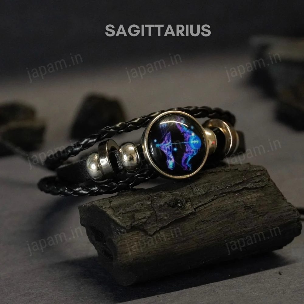 Zodiac Cosmic Leather Bracelet - Image 13