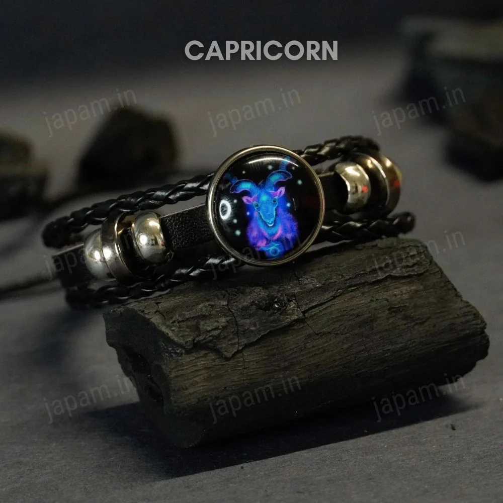 Zodiac Cosmic Leather Bracelet - Image 14