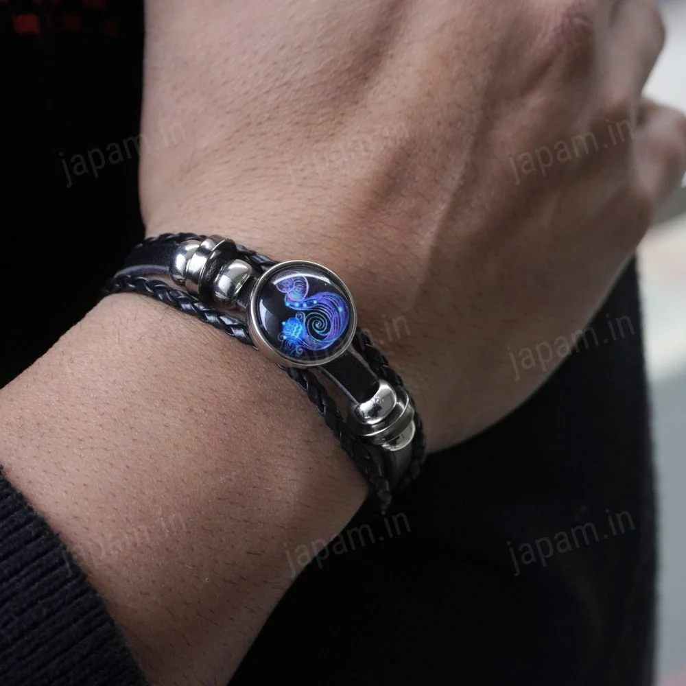 Zodiac Cosmic Leather Bracelet - Image 2