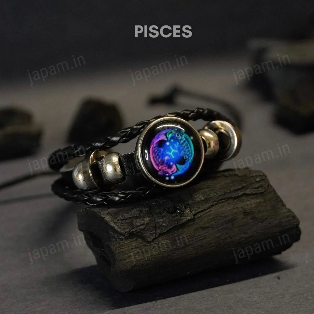 Zodiac Cosmic Leather Bracelet - Image 4