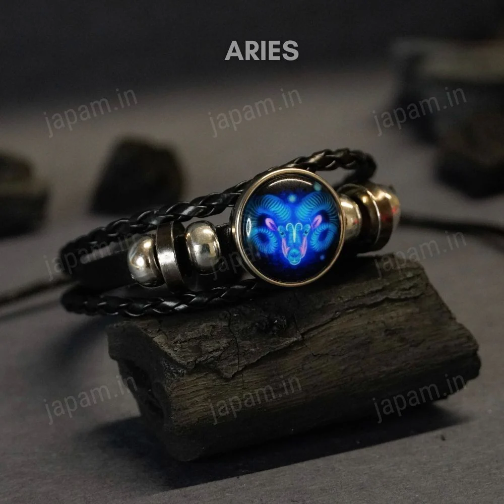 Zodiac Cosmic Leather Bracelet - Image 5