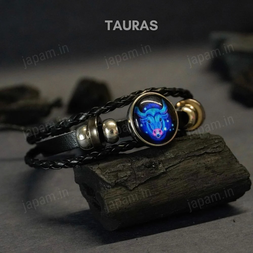 Zodiac Cosmic Leather Bracelet - Image 6