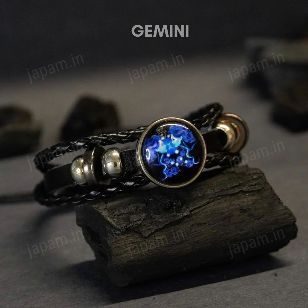 Zodiac Cosmic Leather Bracelet - Image 7