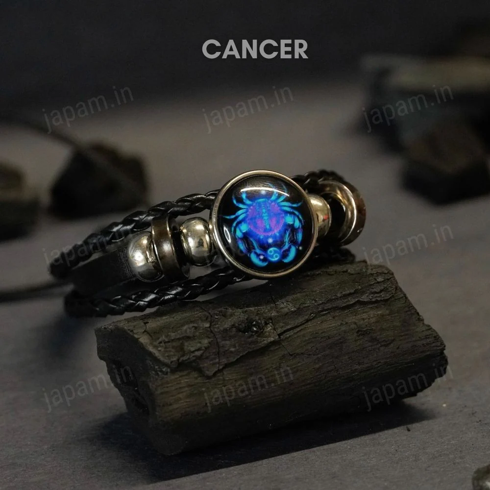 Zodiac Cosmic Leather Bracelet - Image 8