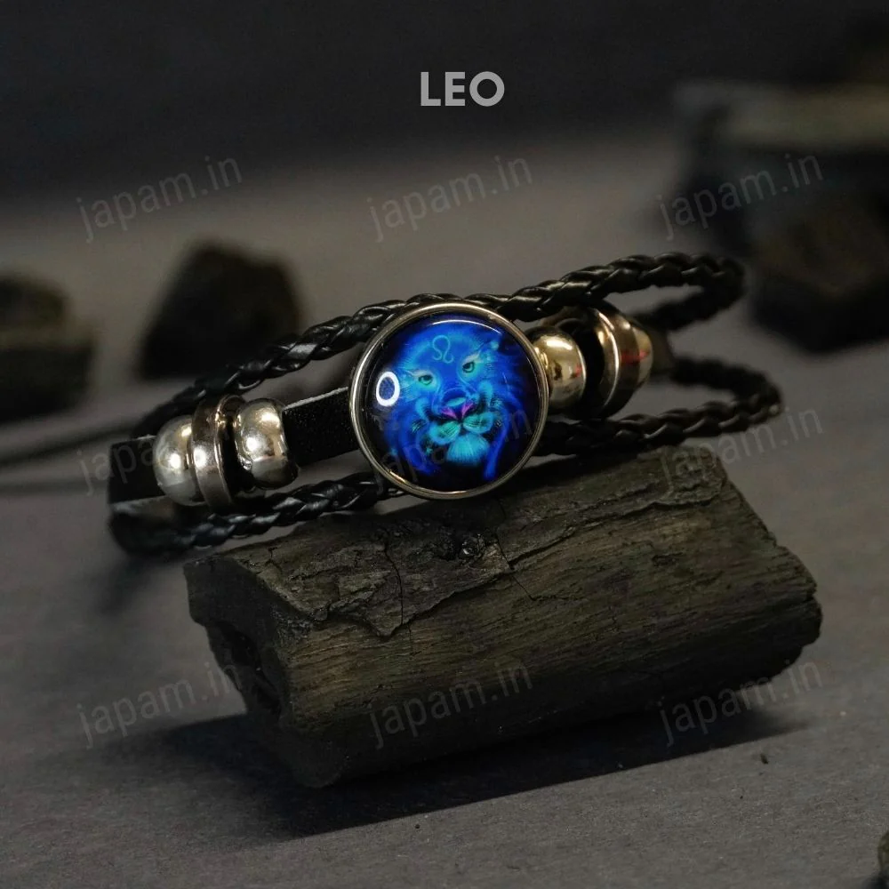 Zodiac Cosmic Leather Bracelet - Image 9